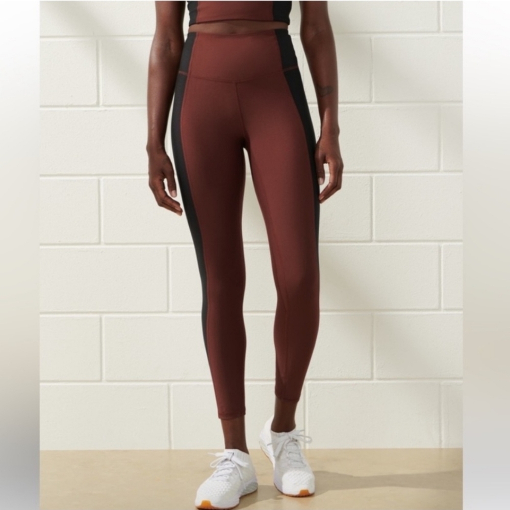 A&F YPB 7/8 Length Active Leggings High Waist XS Black Sculpt Tights NWOT NEW